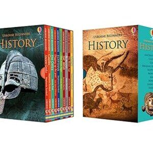 Usborne Beginners History 10 Books Set (Castles, Vikings, Romans, The Celts...)